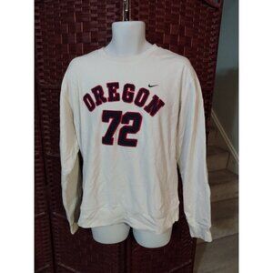 Vintage 2000s Nike Oregon Sweatshirt Adult Large Embroidered Swoosh Y2K